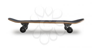 A skateboard on white
