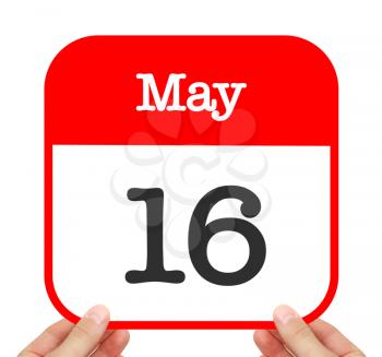 May 16 written on a calendar