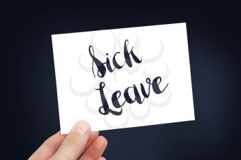 Sick leave concept