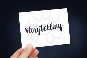 Storytelling concept