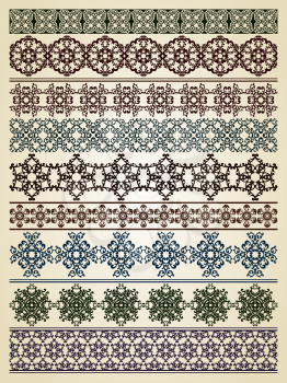 Royalty Free Clipart Image of a Patterns
