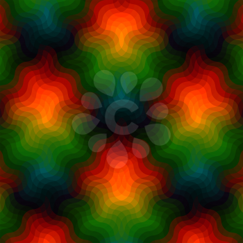 Vector Abstract psychodelic background, transparency effects