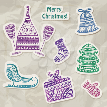 Royalty Free Clipart Image of a Christmas Background