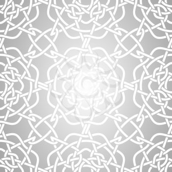 Vector Celtic Lacy, Knot  Seamless Pattern, fully editable eps 10 file with clipping masks and seamless pattern in swatch menu