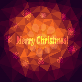 Vector Christmas Abstract Background
