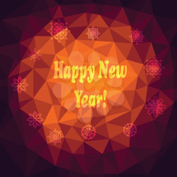 Vector New Year Abstract Background