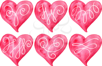 Vector Valentine's Heart Collection