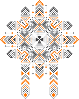 Vector Geometric Tribal Ethnic Pattern