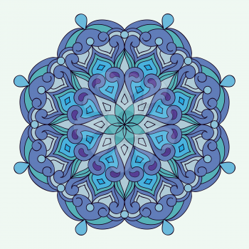 Vector Circle Mandala Design