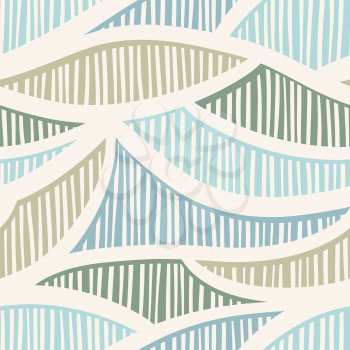 Vector seamless winter background pattern. Scandinavian style. Astract vector illustration with snowdrifts