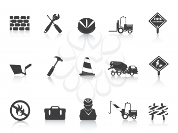 Royalty Free Clipart Image of Construction Icons
