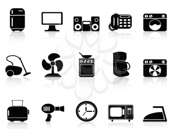 Royalty Free Clipart Image of Home Devices