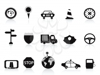 Royalty Free Clipart Image of Traffic Icons
