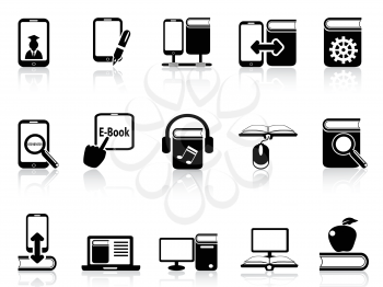 Royalty Free Clipart Image of Book Icons