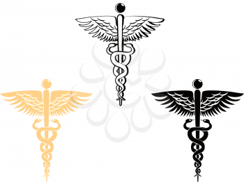 Royalty Free Clipart Image of Medical Symbols