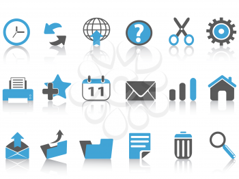 Royalty Free Clipart Image of Toolbar Icons