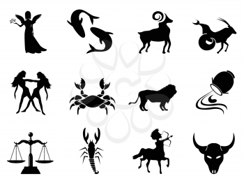 isolated Horoscope symbol on white background