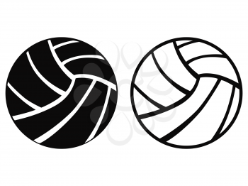 isolated Volleyball from white background