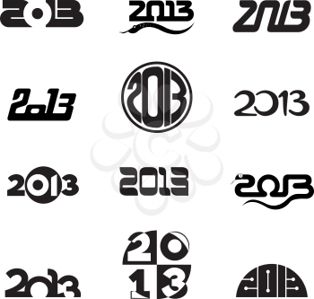 Royalty Free Clipart Image of 2103 Elements