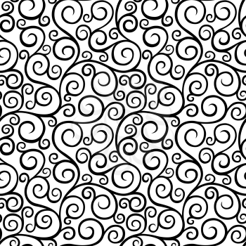 Royalty Free Clipart Image of a Flourish Pattern