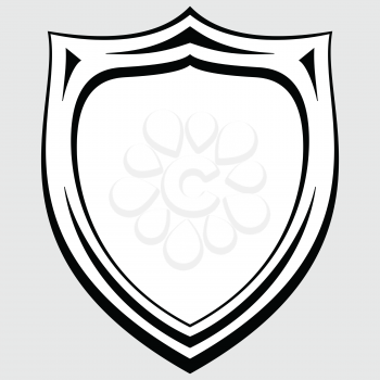 Royalty Free Clipart Image of a Badge on a Background