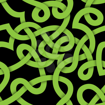 Royalty Free Clipart Image of a Ribbon Pattern