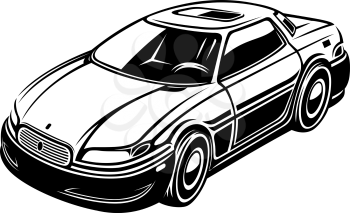 Royalty Free Clipart Image of an Auto