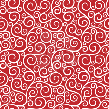 Royalty Free Clipart Image of a Swirl Background