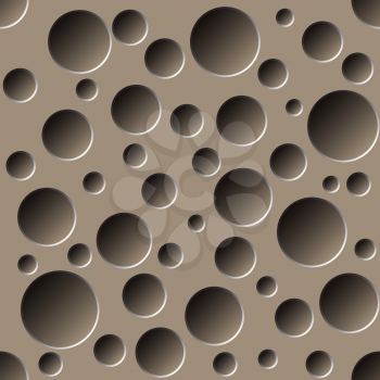 Royalty Free Clipart Image of a Perforated Background