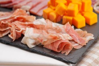 Royalty Free Photo of an Italian Cold Cut Platter