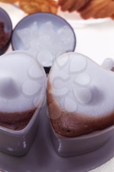 heart shaped espresso coffee cappuccino cups perfect treat for valentine day