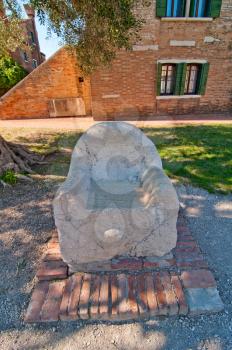 Attila’s throne in the Isle of Torcello in Venice Italy the first Venice island to be inhabited, is rich of legends and interesting stories,