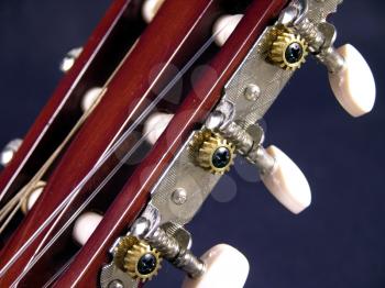 Royalty Free Photo of a Guitar Headstock