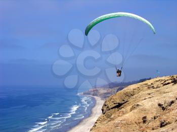 Royalty Free Photo of a Paraglider