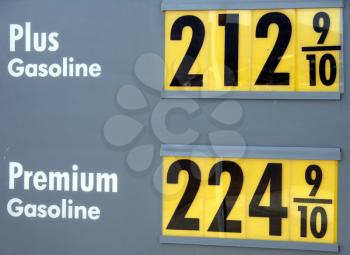 Royalty Free Photo of Gas Prices