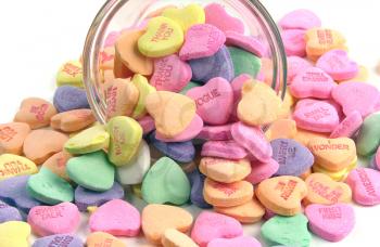 Royalty Free Photo of Candy Hearts