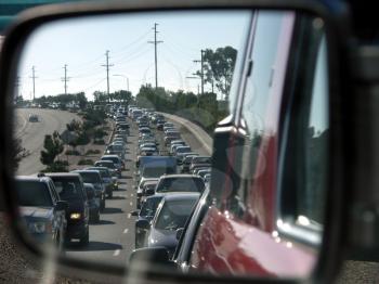 Royalty Free Photo of a Traffic Jam