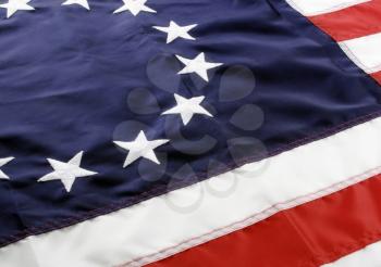Royalty Free Photo of a Colonial American Flag
