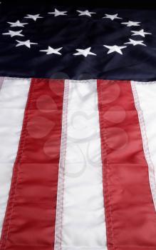 Royalty Free Photo of a Colonial American Flag