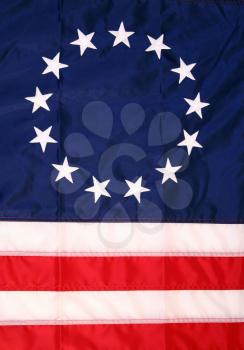 Royalty Free Photo of the Betsy Ross 1776 American Colonial Flag