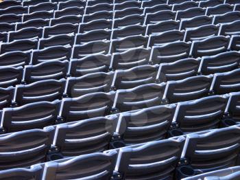 Royalty Free Photo of Empty Seats at a Stadium