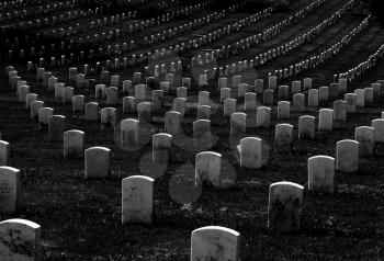 Royalty Free Photo of a National Cemetery