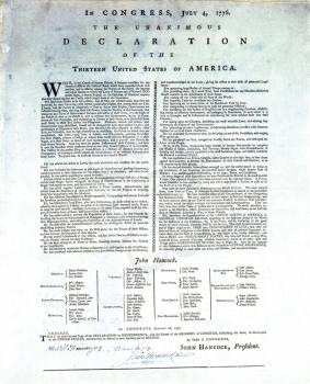 Royalty Free Photo of The American Declaration Of Independence
