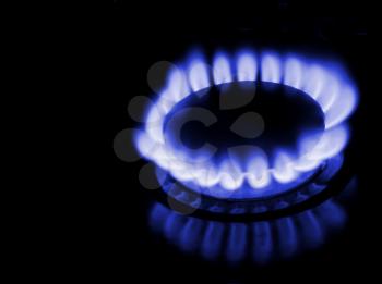 Royalty Free Photo of a Gas Burner