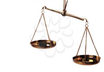 Royalty Free Photo of the Scales of Justice