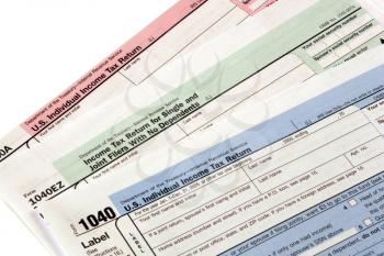 Royalty Free Photo of Tax Forms