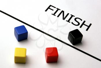 Royalty Free Photo of a Finish Line