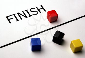 Royalty Free Photo of a Finish Line 