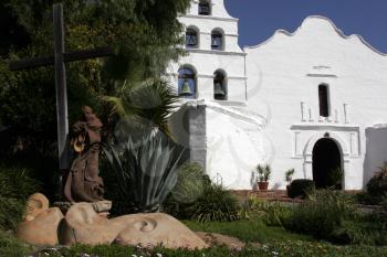 Royalty Free Photo of the Mission San Diego de Alcal