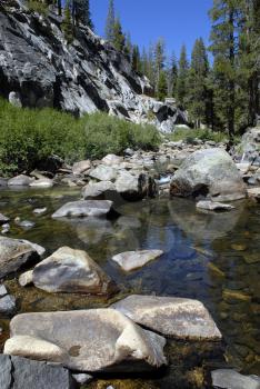 Royalty Free Photo of a High Sierra River
